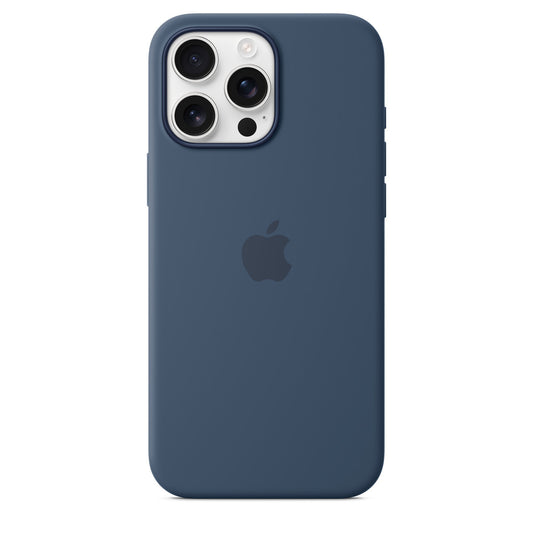 Apple iPhone 16 Pro Silicone Case with MagSafe - Denim