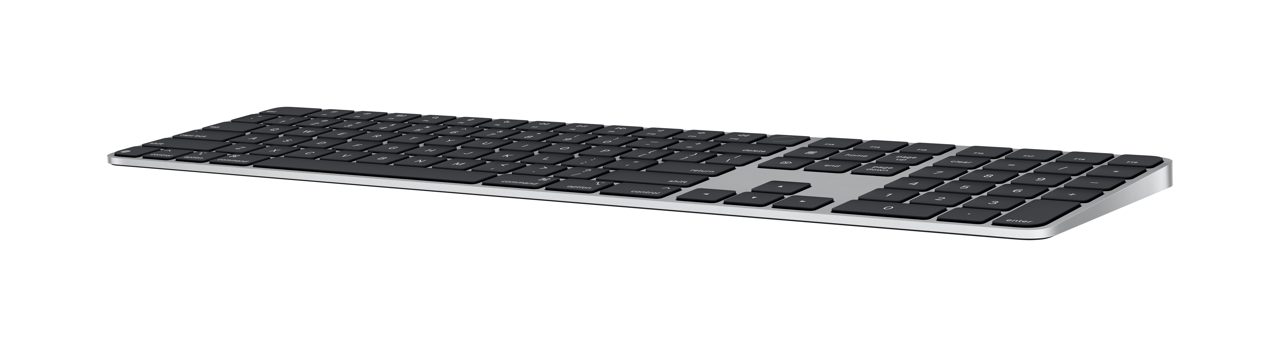 Magic Keyboard with Touch ID and Numeric Keypad for Mac models with Apple silicon (USB‑C) - US English - Black Keys