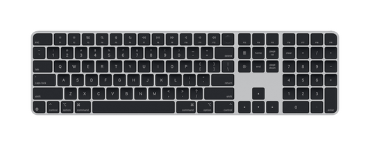 Magic Keyboard with Touch ID and Numeric Keypad for Mac models with Apple silicon (USB‑C) - US English - Black Keys