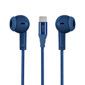 LOGiiX Vibrance Melody Wired USB-C Earphones - Midnight Blue