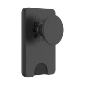 PopSockets PopWallet+ for MagSafe with Magnetic Ring Adapter - Black