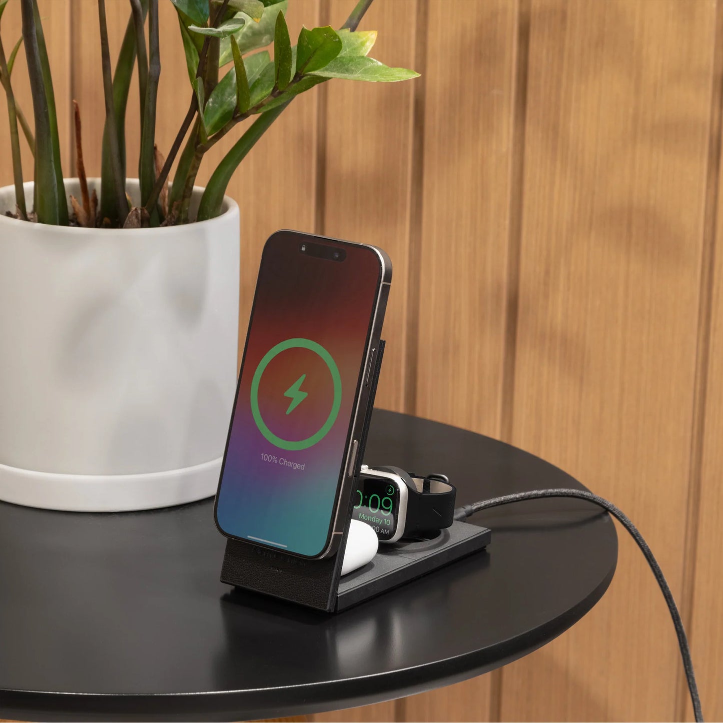 Native Union Rise 3-IN-1 Qi2 Wireless Charger - Black