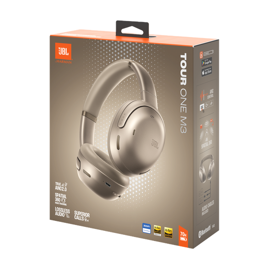 JBL TOUR ONE M3 - Wireless Over-Ear NC Headphones - Latte