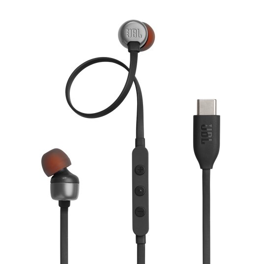 JBL Tune 310C in-Ear Wired Headphones - Black (USB-C)