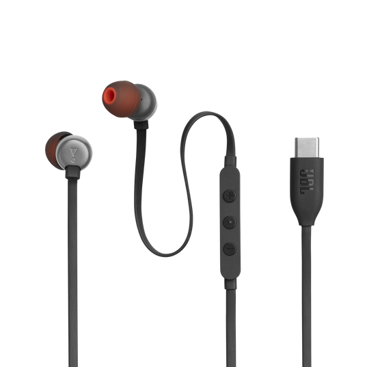 JBL Tune 310C in-Ear Wired Headphones - Black (USB-C)