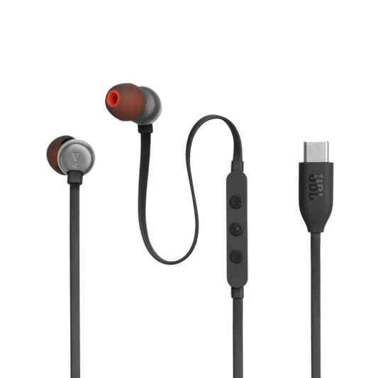 JBL Tune 310C in-Ear Wired Headphones - Black (USB-C)
