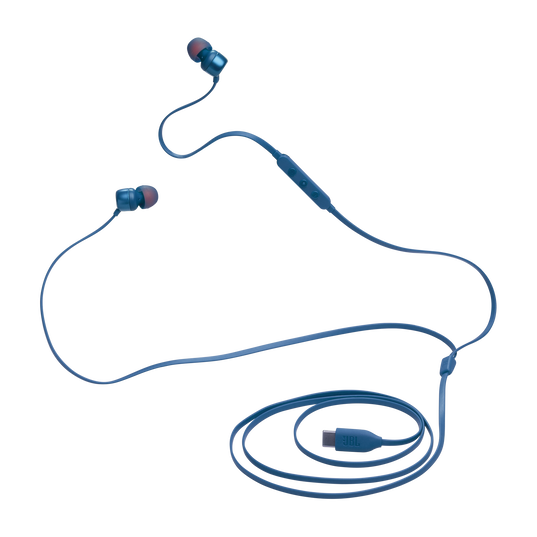 JBL Tune 310C in-Ear Wired Headphones - Blue (USB-C)
