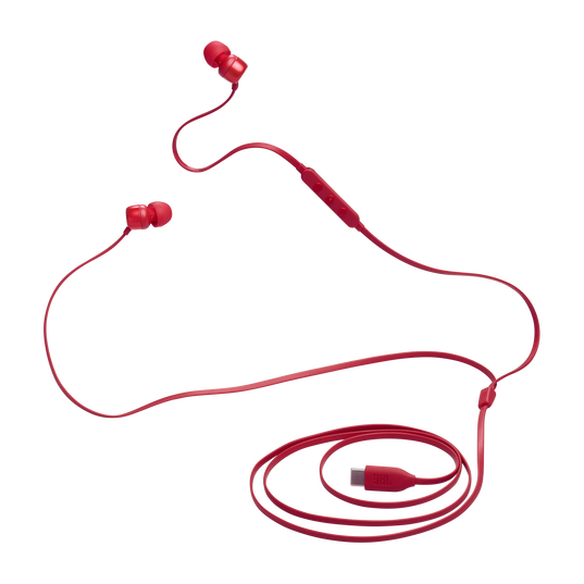 JBL Tune 310C in-Ear Wired Headphones - Red (USB-C)