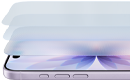 iPhone 17, front exterior, side exterior, exploded view of Ceramic Shield layers