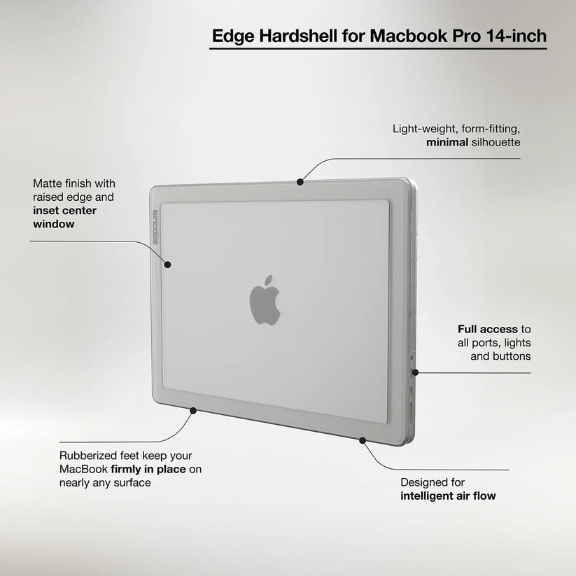 14-inch MacBook Pro with Apple M5 chip in Space Black showing MagSafe, Thunderbolt 4, HDMI, SDXC, and headphone jack ports