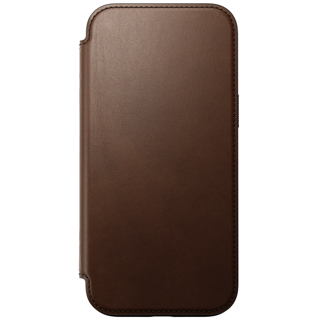 Nomad Modern Leather Folio Case with MagSafe for iPhone 17 Pro Max - Brown