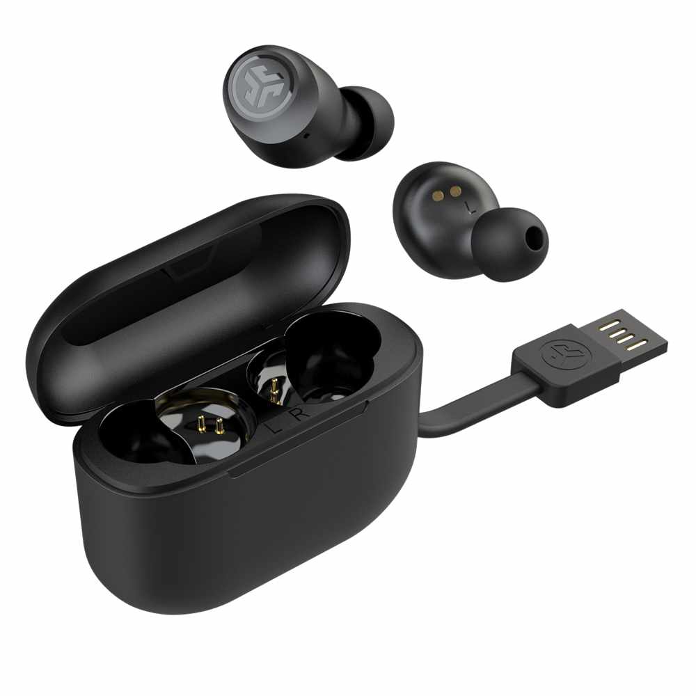 JLab Audio - Go Air Pop True Wireless Headphones - Noir