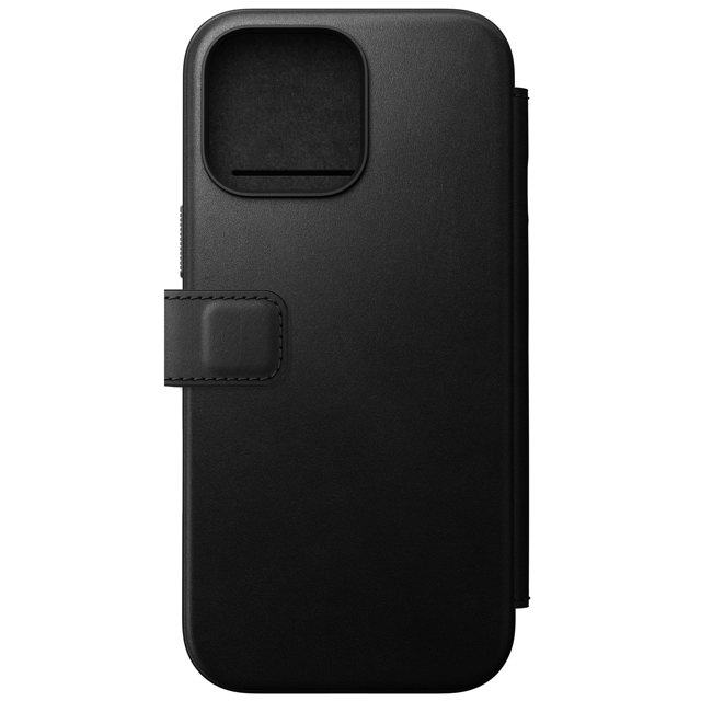 Nomad Modern Leather Folio Case with MagSafe for iPhone 17 Pro Max - Black