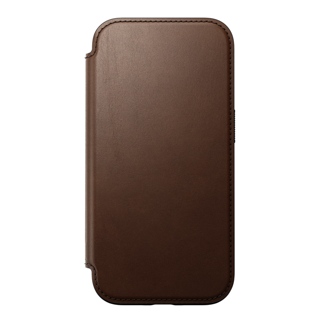 Nomad Modern Leather Folio Case with MagSafe for iPhone 17 Pro - Black