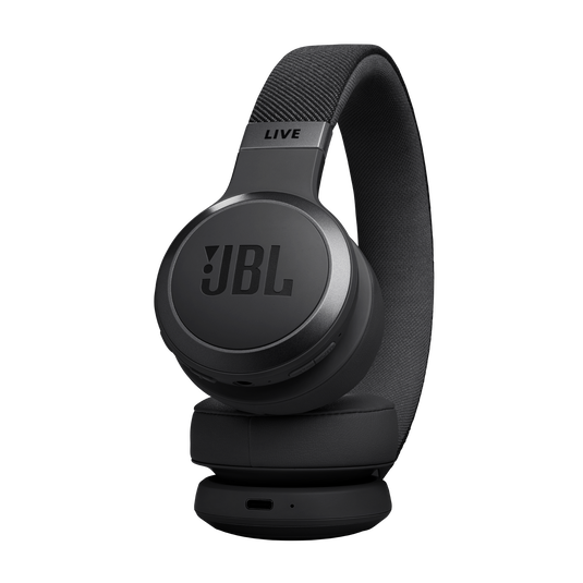 JBL Live 670NC Wireless On-Ear Noise Cancelling Headphones - Noir