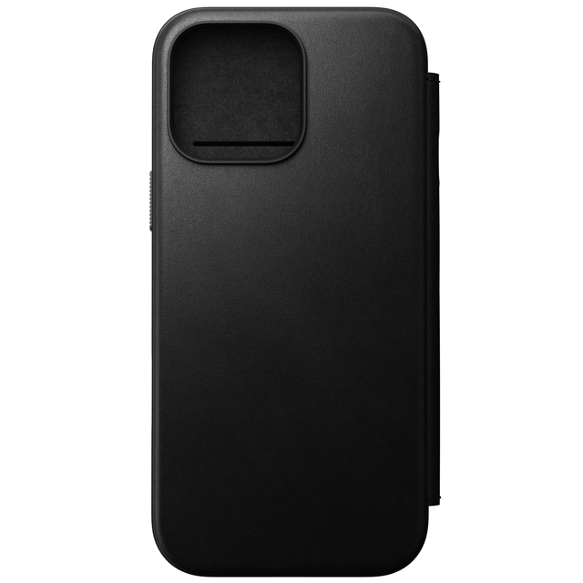 Nomad Modern Leather Folio Case with MagSafe for iPhone 17 Pro Max - Black