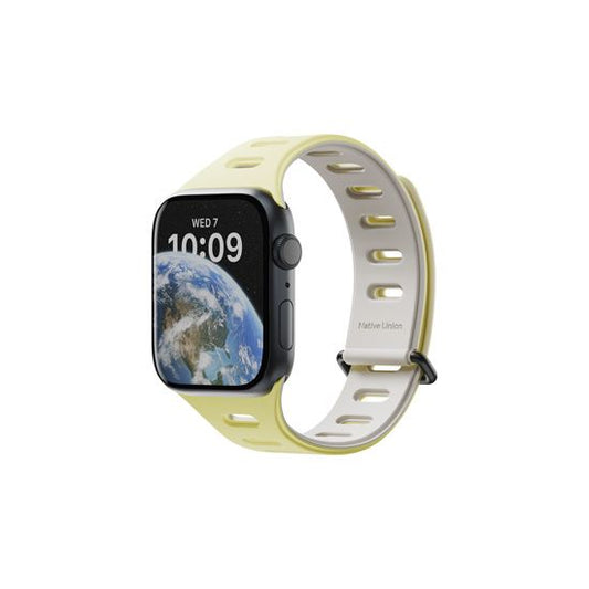 Native Union - Magnetic Silicone -  Lemon/Sandstone - Large Watch