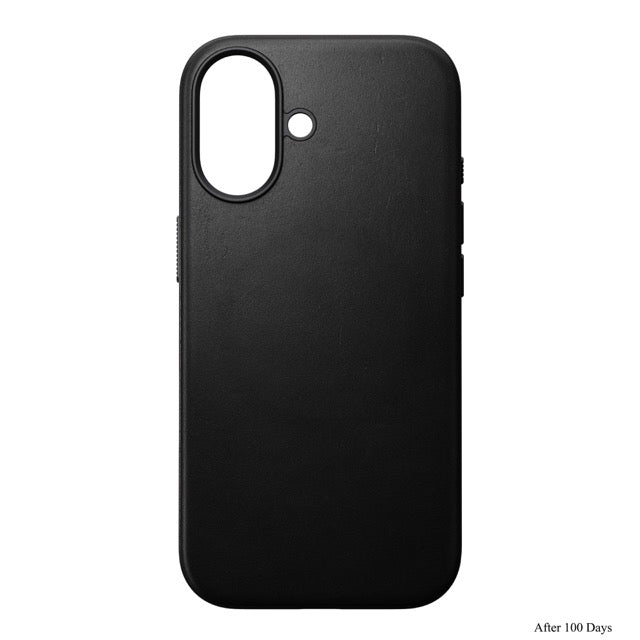 Nomad Modern Leather Case with MagSafe for iPhone 17 - Black