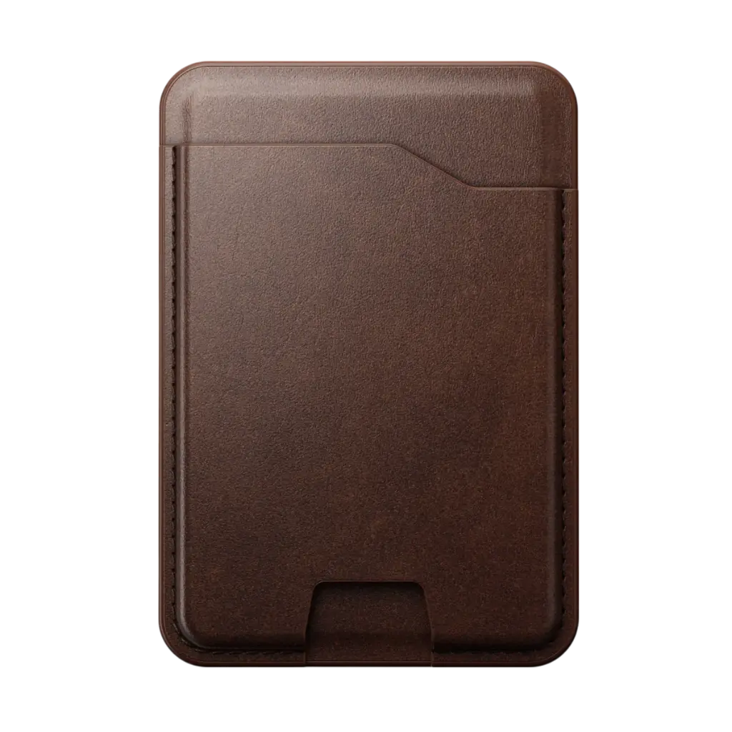 Nomad Modern Leather Folio Case with MagSafe for iPhone 17 - Brown