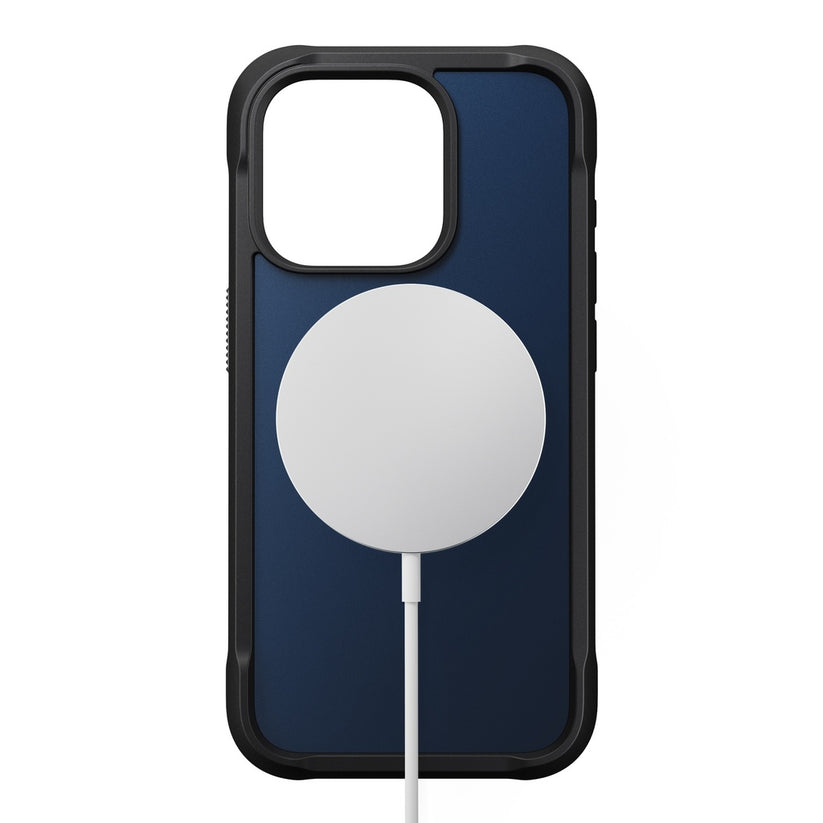 Nomad Modern Magnetic Leather Bacover for iPhone Air - Black