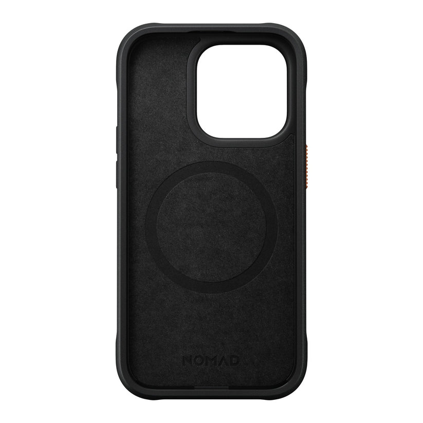 Nomad Modern Magnetic Leather Bacover for iPhone Air - Black