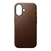 Nomad Modern Magnetic Leather Bacover for iPhone Air - Brown