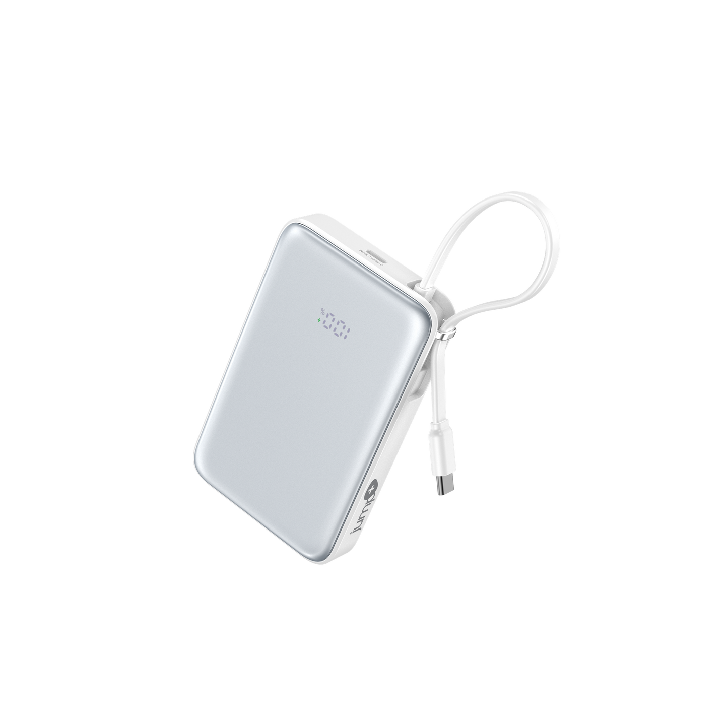 jump+ Qi2 Battery Pack White 10000mAh with digital display and smart charge.png