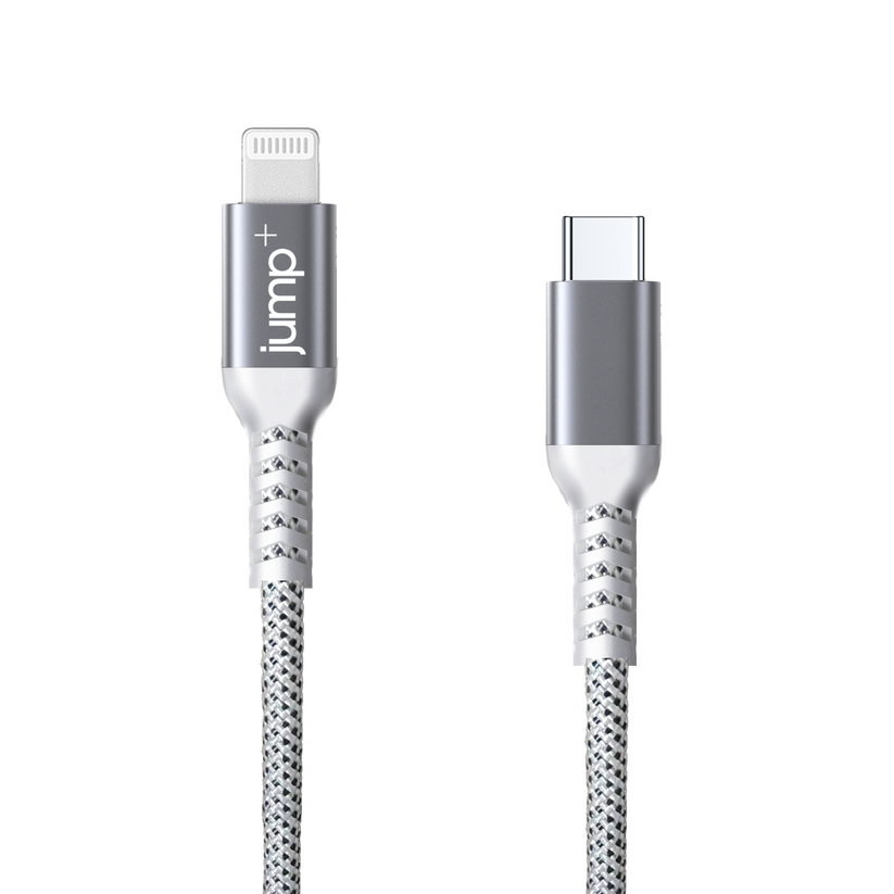 jump+ USB-C to Lightning Nylon Cable 3m - White.png