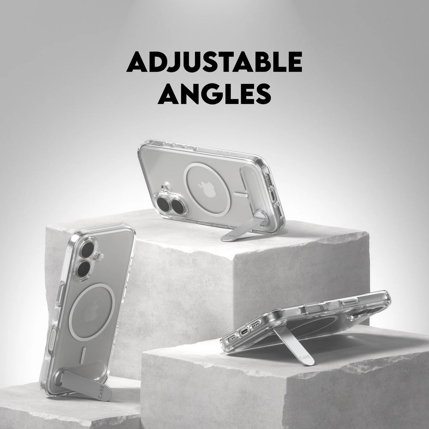 PanzerGlass Care Kickstand case with MagSafe iPhone 17 - Clear