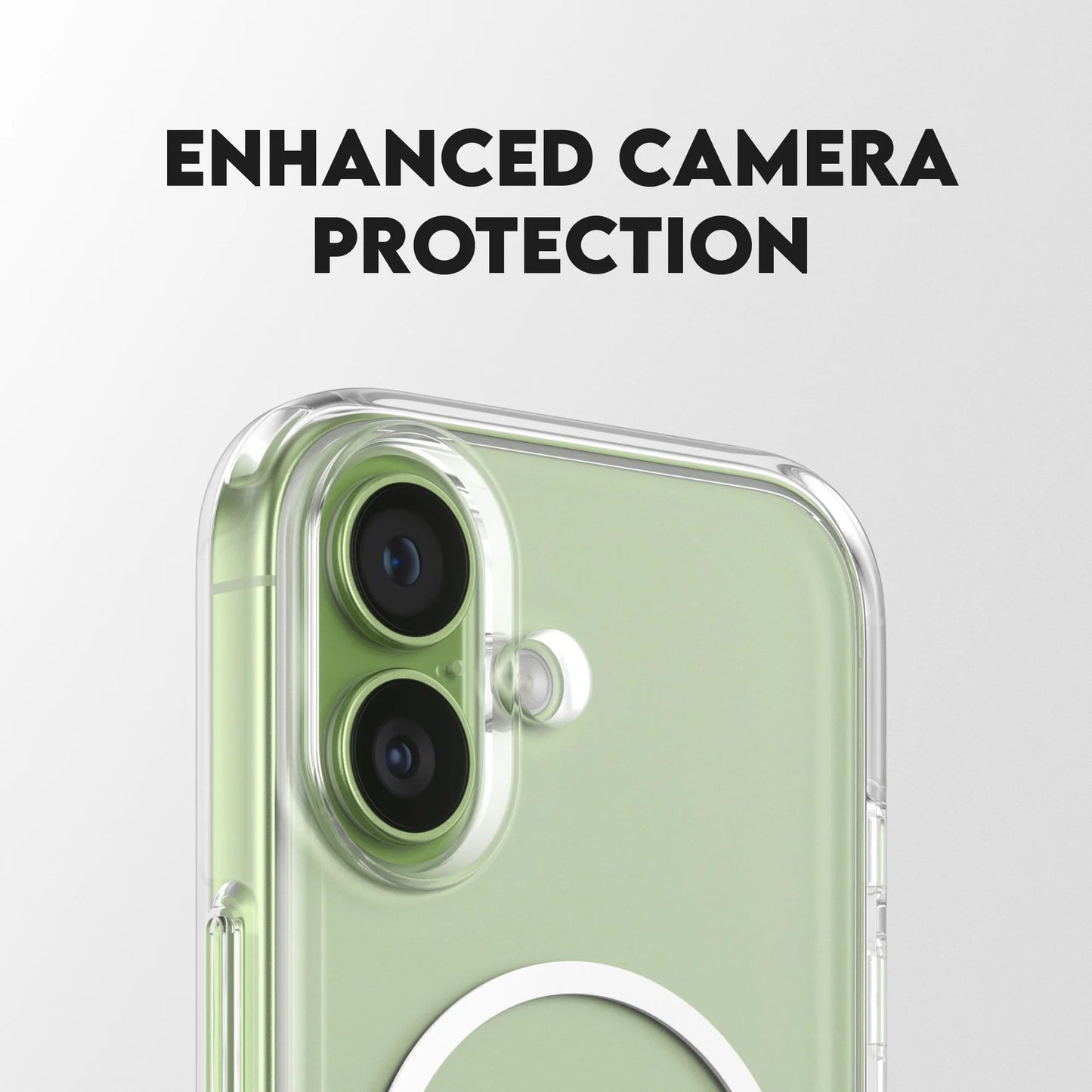 PanzerGlass Care Kickstand case with MagSafe iPhone 17 - Clear