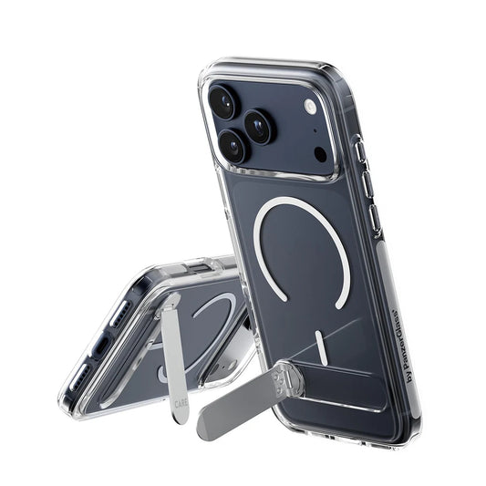 PanzerGlass Care Kickstand case with MagSafe iPhone 17 pro Max- Clear