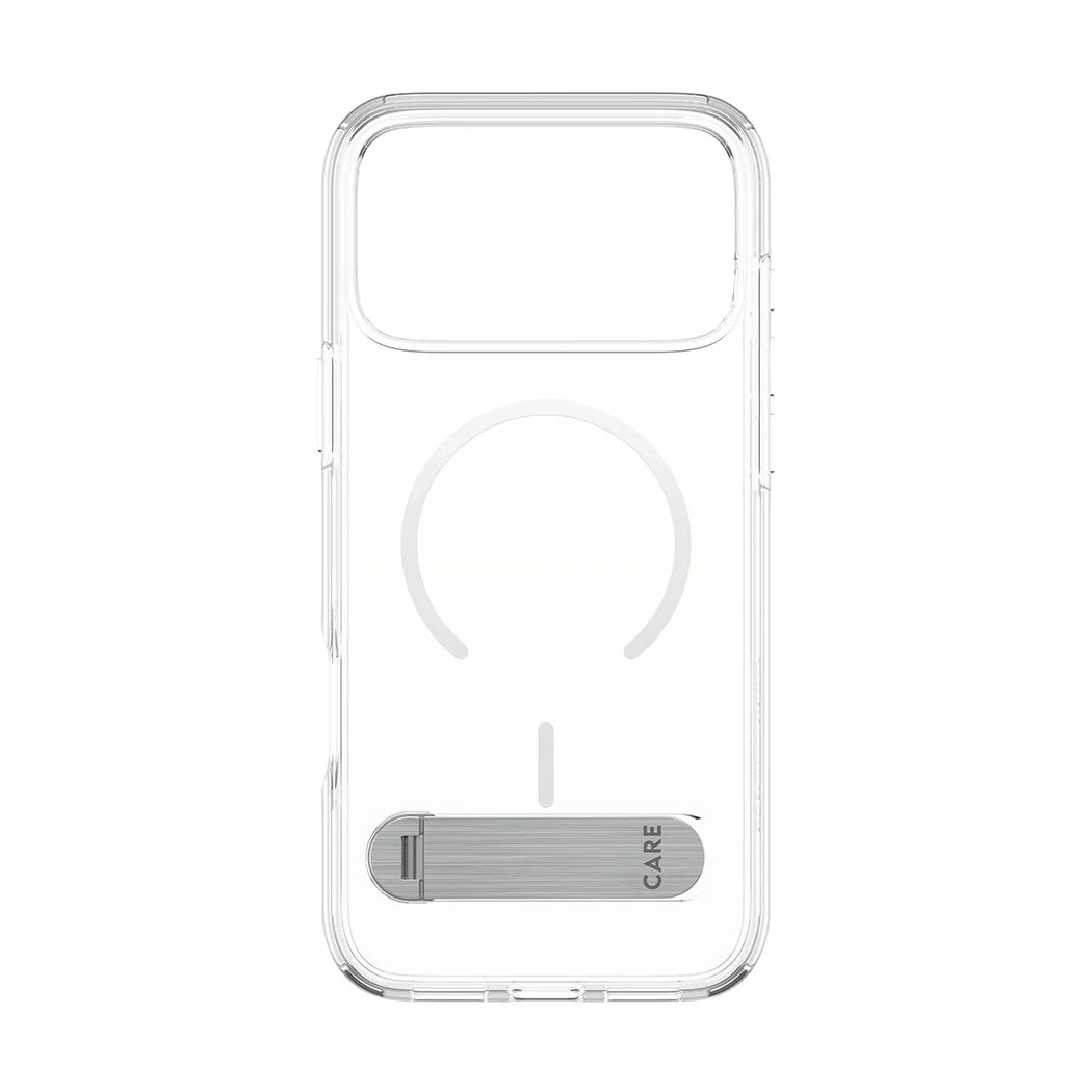 PanzerGlass Care Kickstand case with MagSafe iPhone 17 pro Max- Clear
