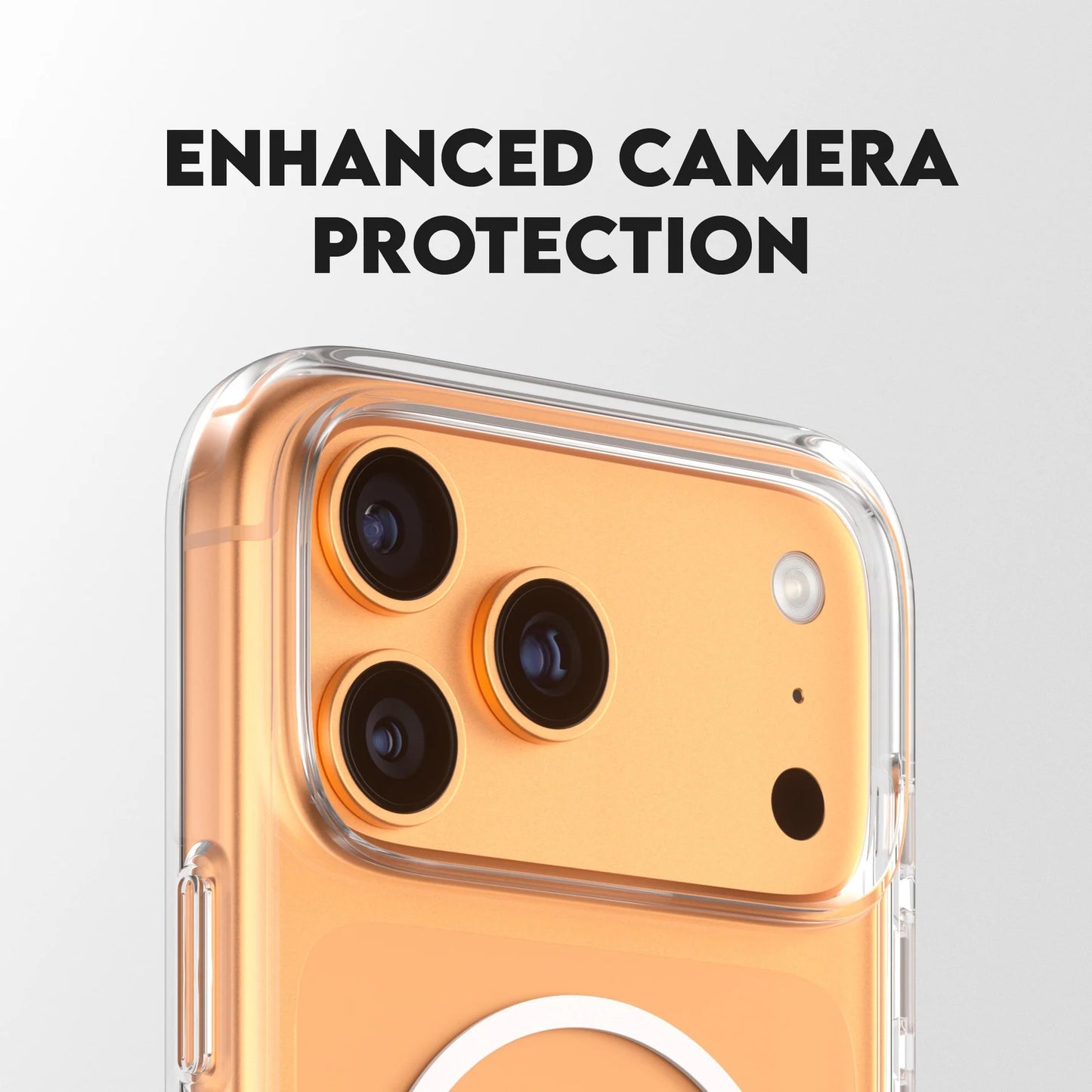 PanzerGlass Care Kickstand case with MagSafe iPhone 17 pro Max- Clear