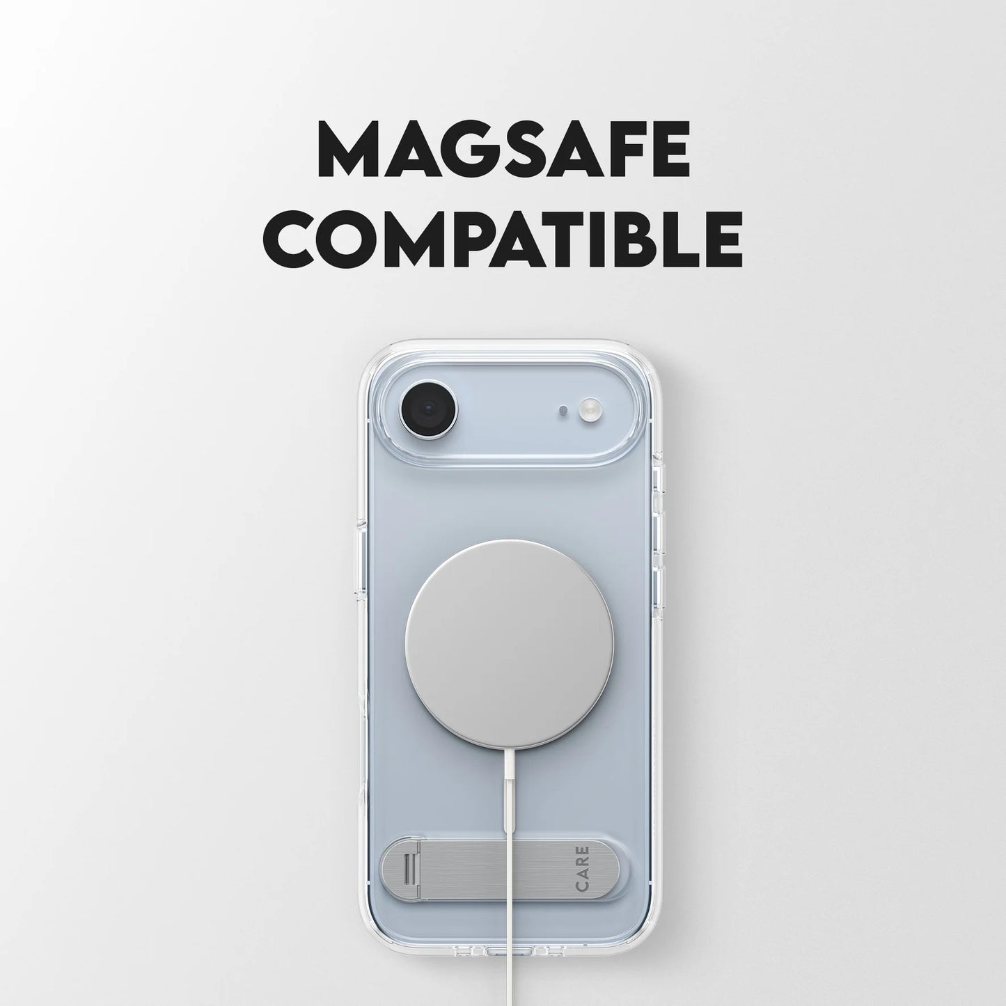PanzerGlass Care Kickstand case with MagSafe iPhone Air - Clear