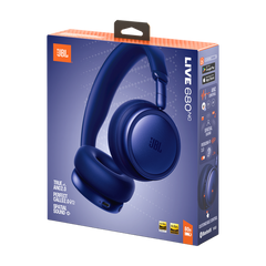 JBL Live680 On-Ear Wireless Headphones with Noise Cancellation  - Blue