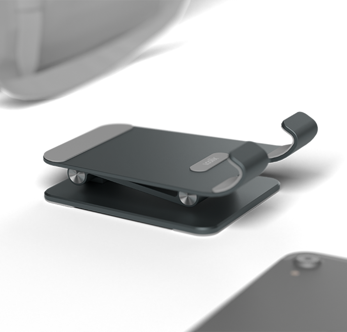 LOGiiX Universal Folding Tablet Stand - Graphite Grey