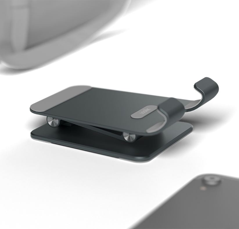 LOGiiX Universal Folding Tablet Stand - Graphite Grey