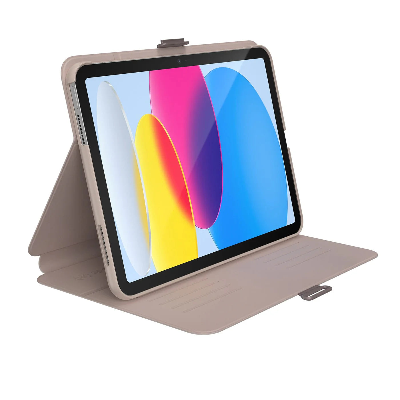 Speck Balance Folio Case for iPad A16/10th Gen - Grey / Cinnamon