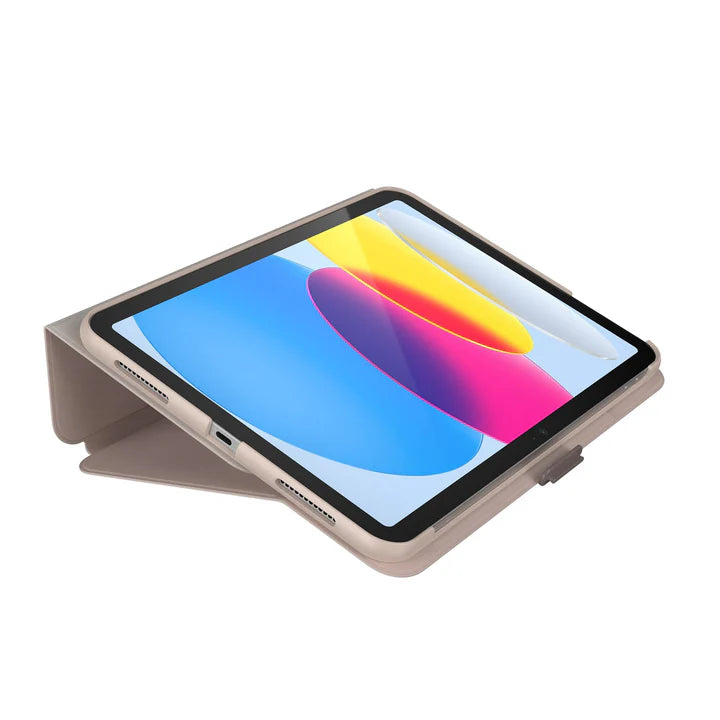 Speck Balance Folio Case for iPad A16/10th Gen - Grey / Cinnamon
