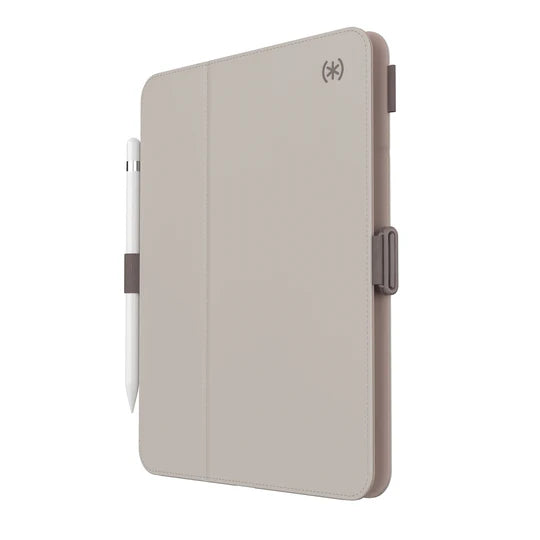 Speck Balance Folio Case for iPad A16/10th Gen - Grey / Cinnamon
