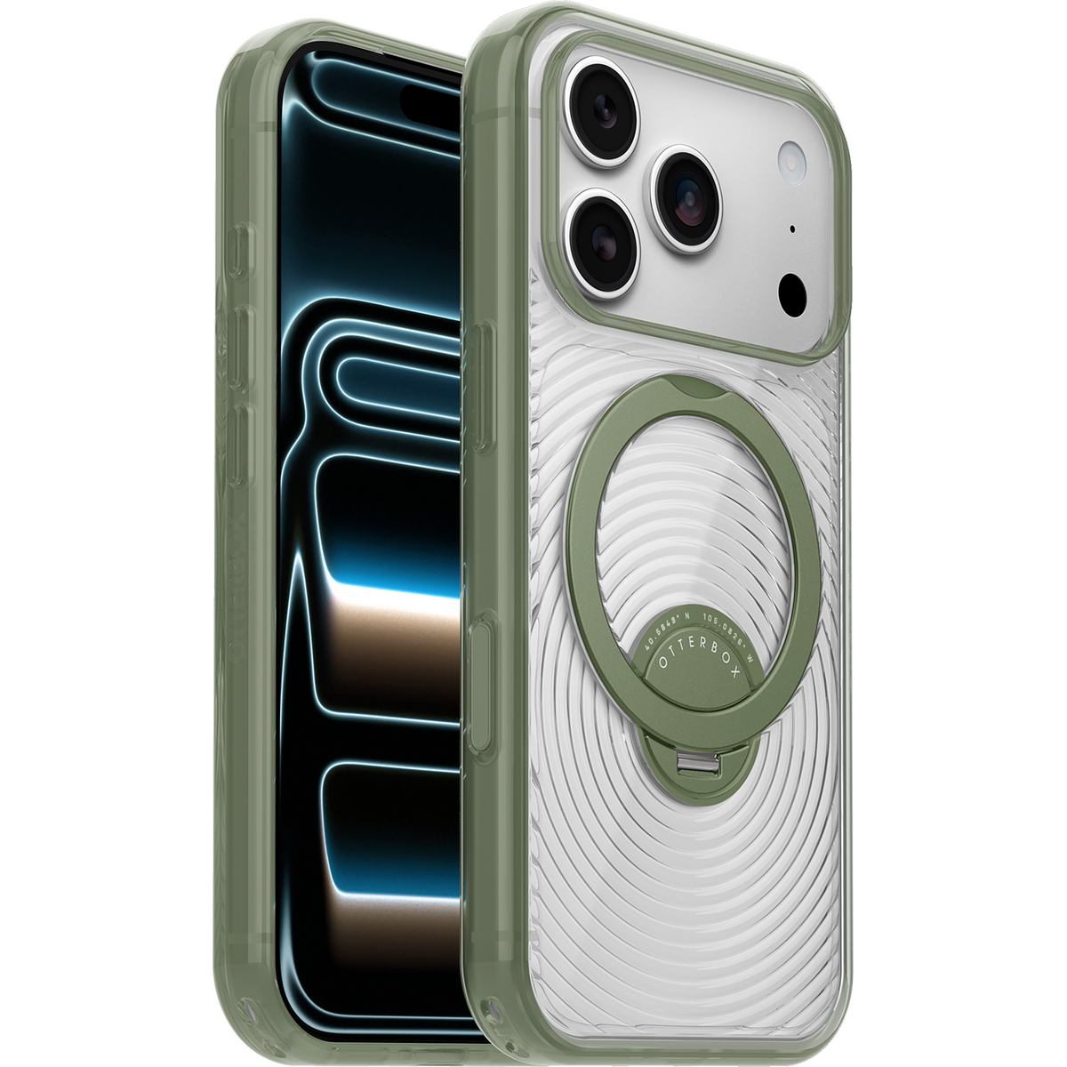 Otterbox Symmetry Stand MagSafe Case for iPhone 18 Pro /17 Pro - Calyx Green