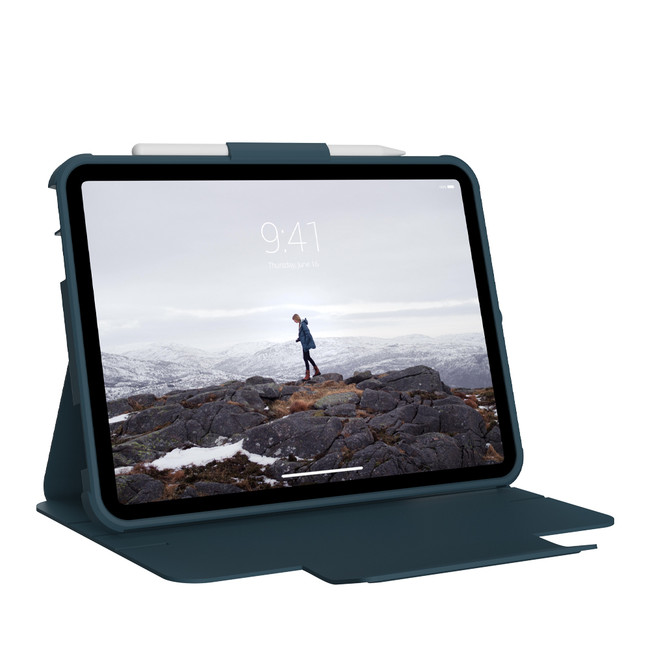 UAG Lucent Folio Case for iPad 10th Gen - Black Ice