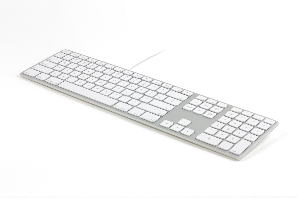 Matias USB Wired Aluminum Keyboard for Mac - Silver