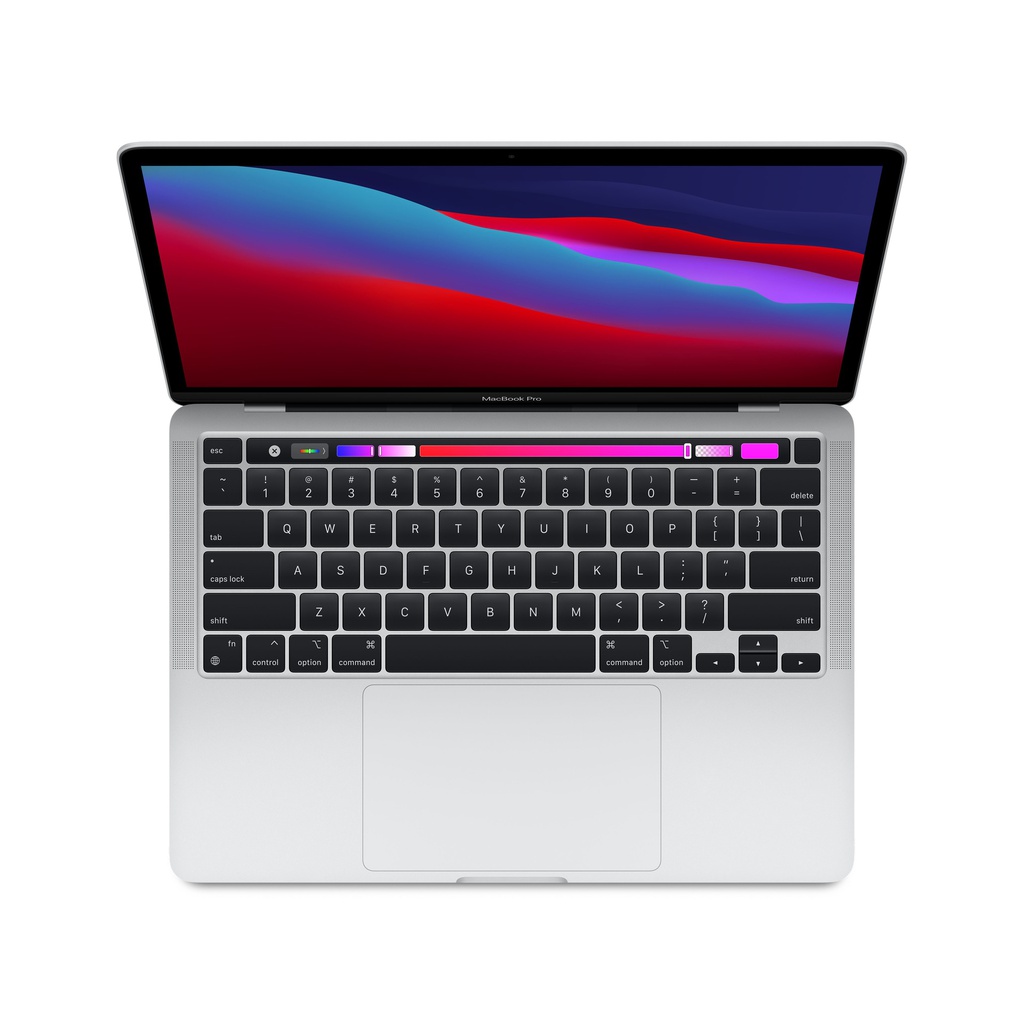 Apple 13-inch MacBook Pro: Apple M1 chip with 8-core CPU and 8-core GPU, Silver (8GB unified memory, 512GB SSD)