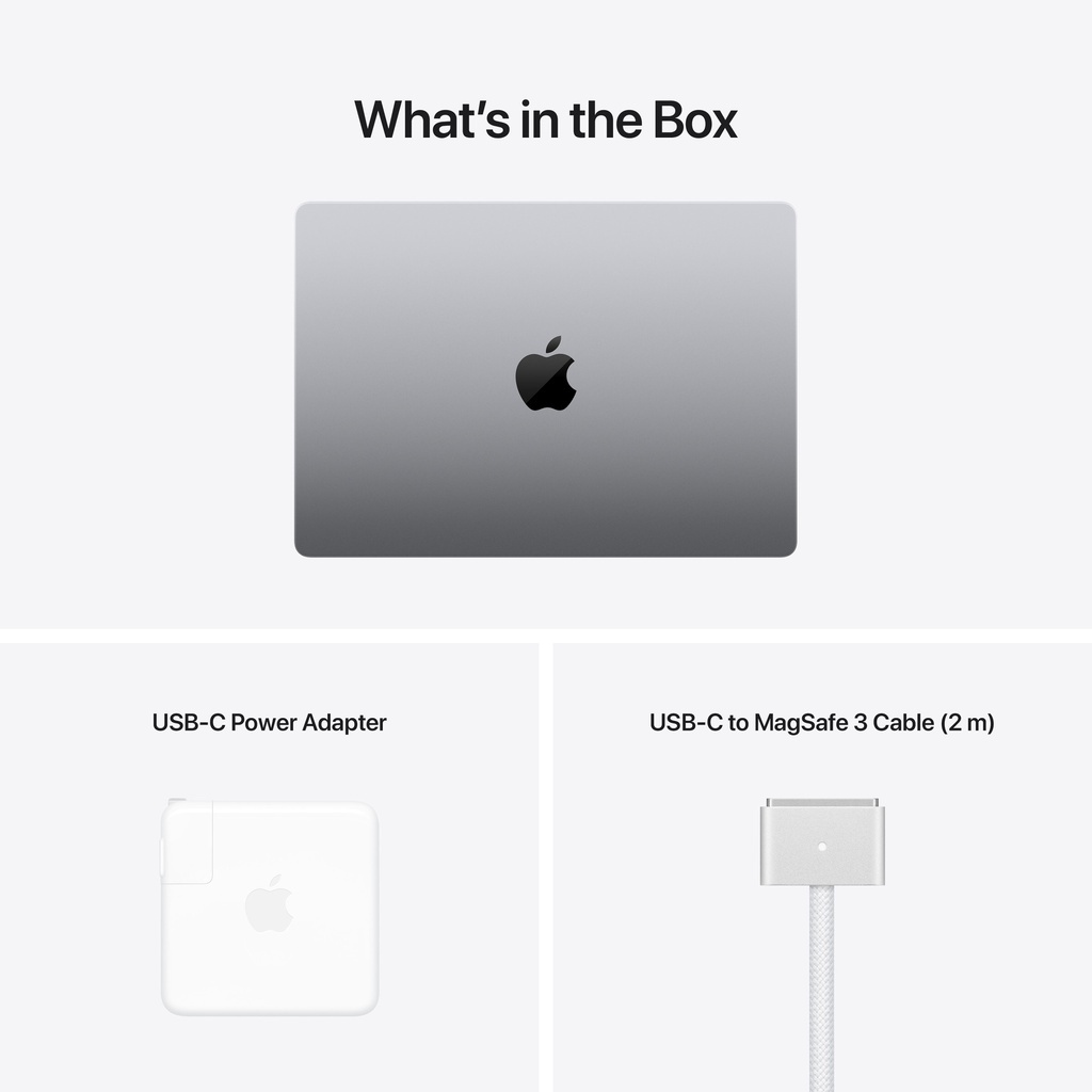 Apple 14-inch MacBook Pro - M1 Max (Apple M1 Max with 10-core CPU, 24-core GPU, 16-core Neural Engine, 32GB, 512GB SSD, Space Gray)