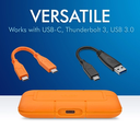 LaCie Rugged 2TB Portable Solid State Drive - External - USB-C