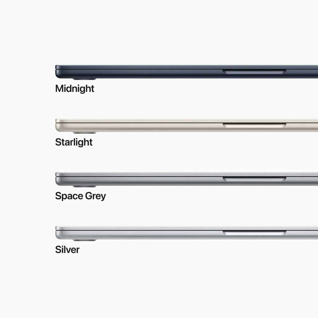 Apple 15-inch MacBook Air: Apple M2 chip with 8-core CPU, 10-core GPU, 16-core Neural Engine