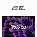French (Canadian)  - Apple 15-inch MacBook Air: Apple M2 chip with 8-core CPU and 10-core GPU, 512GB - Space Gray