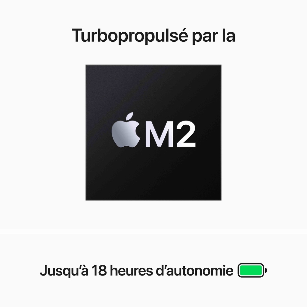 French (Canadian)  - Apple 15-inch MacBook Air: Apple M2 chip with 8-core CPU and 10-core GPU, 512GB - Midnight