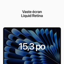 French (Canadian)  - Apple 15-inch MacBook Air: Apple M2 chip with 8-core CPU and 10-core GPU, 512GB - Midnight